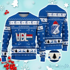 FC Eindhoven Ugly Christmas Sweater Ideal Gift For Fans Product Photo 1