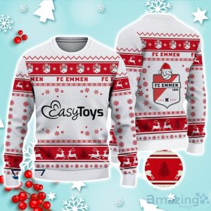 FC Emmen Ugly Christmas Sweater Ideal Gift For Fans Product Photo 1