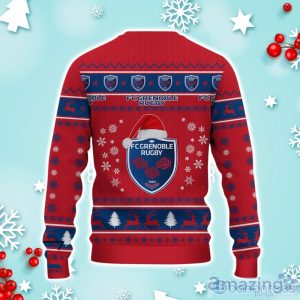 FC Grenoble Rugby Ugly Christmas Sweater Ideal Gift For Fans Product Photo 3