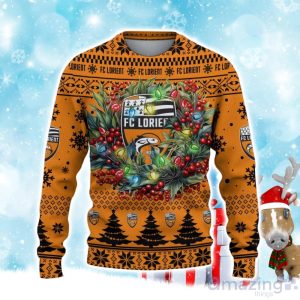 FC Lorient Ugly Christmas Sweater Gift Ideas For Fans Product Photo 2