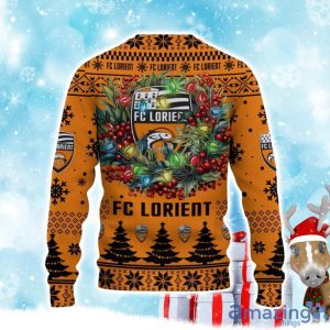 FC Lorient Ugly Christmas Sweater Ideal Gift For Fans image FC Lorient Ugly Christmas Sweater Ideal Gift For Fans Product Photo 3