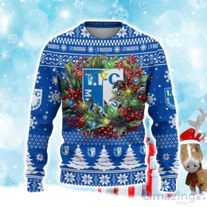 FC Magdeburg Ugly Christmas Sweater Gift Ideas For Fans Product Photo 2