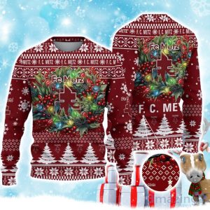 FC Metz Ugly Christmas Sweater Gift Ideas For Fans Product Photo 1