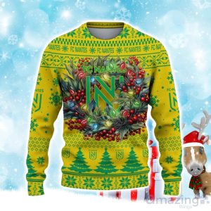 FC Nantes Ugly Christmas Sweater Gift Ideas For Fans Product Photo 2