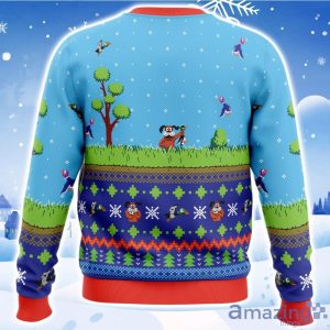 Festive Duck Hunt Ugly Christmas Sweater Product Photo 2