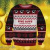 Five Guys Christmas Ugly Sweater Christmas Gift For Men And Women