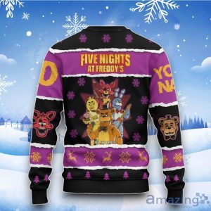 Five Nights At Freddy’s Custom Name Christmas Ugly Sweater Product Photo 3