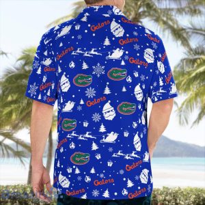 Florida Gators Santa Claus Christmas Pattern Cute Christmas Gift Hawaiian Shirt Product Photo 2