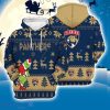 Florida Panthers 3D Hooodie Ugly Sweatshirt Christmas Pattern Grinch Ice Hockey NHL Fans
