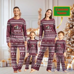Florida State Seminoles Team Custom Name Christmas Pajamas For Fans Product Photo 1