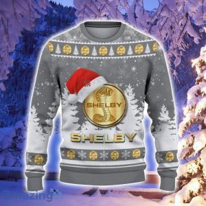 Ford Shelby Santa Hat Pattern Ugly Christmas Sweater For Men And Women Product Photo 2