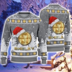 Ford Shelby Santa Hat Pattern Ugly Christmas Sweater For Men And Women Product Photo 1