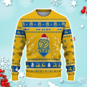Fotballklubben Jerv Ugly Christmas Sweater Ideal Gift For Fans Product Photo 2