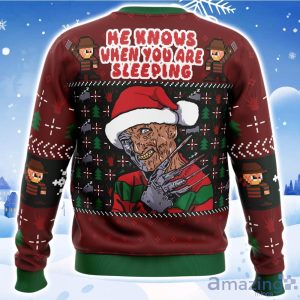Fred Claws Christmas Freddy Krueger Ugly Christmas Sweater Product Photo 2