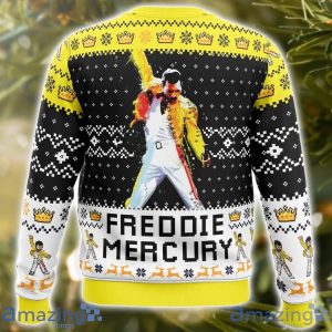 Freddie Mercury Queen AOP Ugly Christmas Sweater Christmas Holiday Gift For Men And Women Product Photo 3