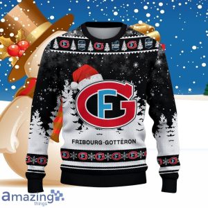 Fribourg-Gotteron Ugly Christmas Sweater Style Gift For Men Women Product Photo 2