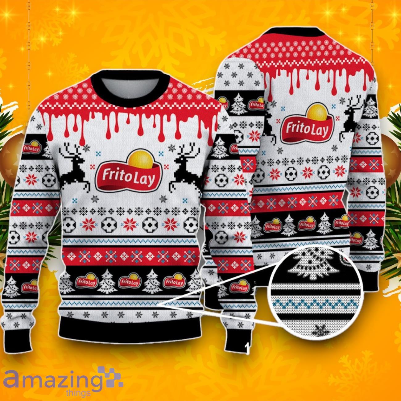 Frito Lay Ugly Christmas Sweater, Best Gift Ideas 2023 For Fans image Frito-Lay Ugly Christmas Sweater, Best Gift Ideas 2023 For Fans Product Photo 1