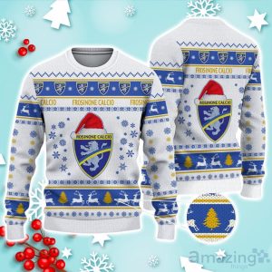 Frosinone Calcio Ugly Christmas Sweater Ideal Gift For Fans Product Photo 1