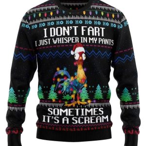 Fun Christmas Cock 3D Ugly Christmas Sweater, Xmas Gift For Everyone Product Photo 1