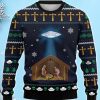Fun Spaceship Jesus 3D Ugly Christmas Sweater, Xmas Gift For Everyone