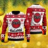 Funny Bacardi Rum Personalized Name Ugly Knitted Sweater Christmas Gift