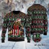 Funny Bigfoot In The Gift Box Ugly Christmas Sweater Xmas Christmas Gift 3D Sweater
