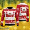 Funny Duvel Beer Personalized Name Ugly Knitted Sweater Christmas Gift
