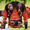 Funny Santa Claus Tree Red Neon Light Style Ugly Christmas Sweater Best Gifts For Men And Women
