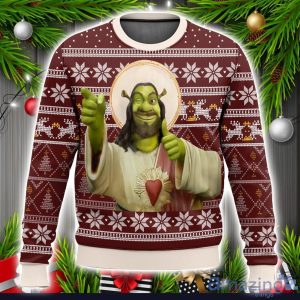 Shrek christmas sweater sale