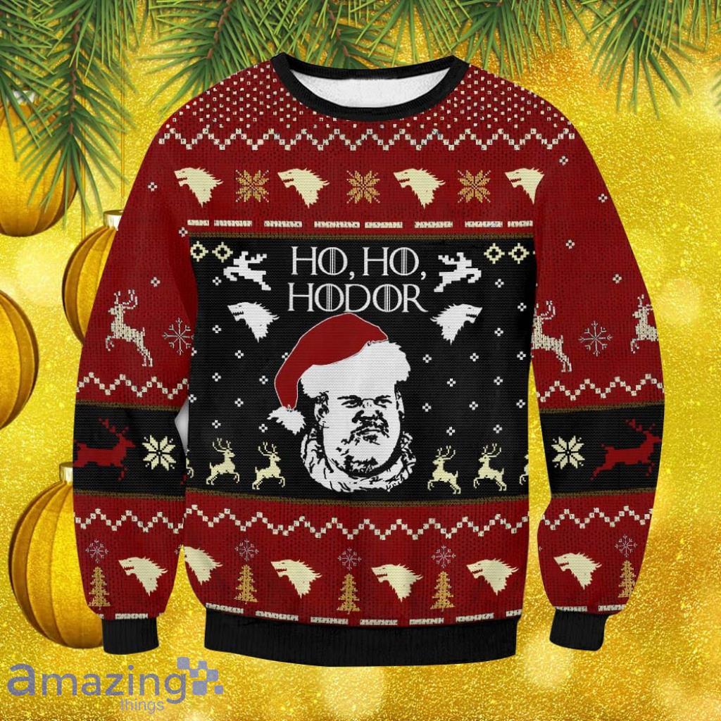 Hodor ugly christmas top sweater