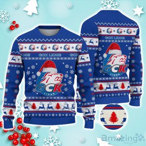 GCK Lions Ugly Christmas Sweater Ideal Gift For Fans Product Photo 1
