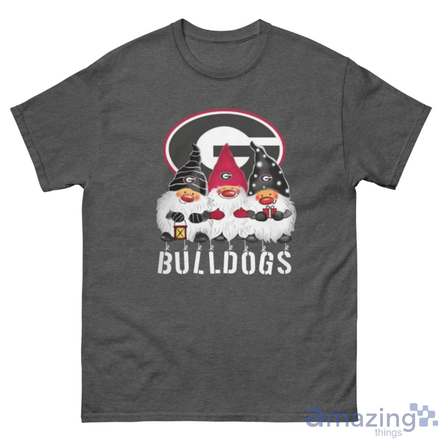 Georgia Bulldogs Logo Gnomies Shirt Christmas Gift image Georgia Bulldogs Logo Gnomies Shirt Christmas Gift - G500 Men’s Classic Tee