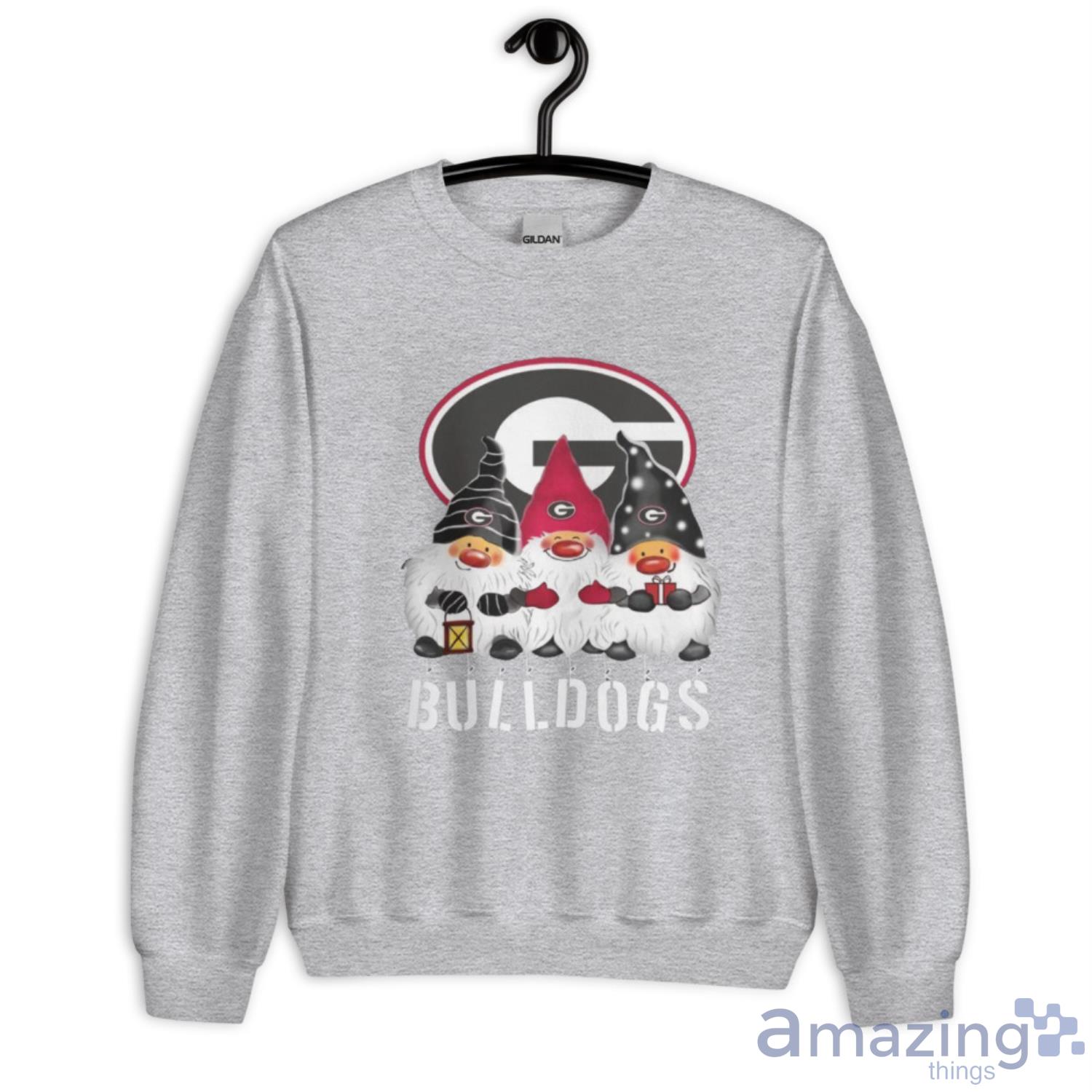 Georgia Bulldogs Logo Gnomies Shirt Christmas Gift image Georgia Bulldogs Logo Gnomies Shirt Christmas Gift - Unisex Heavy Blend Crewneck Sweatshirt