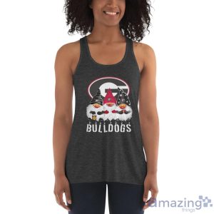 Georgia Bulldogs Logo Gnomies Shirt Christmas Gift image Georgia Bulldogs Logo Gnomies Shirt Christmas Gift - Women's Flowy Racerback Tank