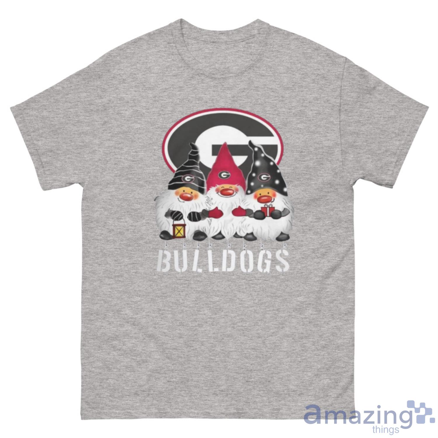 Georgia Bulldogs Logo Gnomies Shirt Christmas Gift image Georgia Bulldogs Logo Gnomies Shirt Christmas Gift - G500 Men’s Classic Tee-1