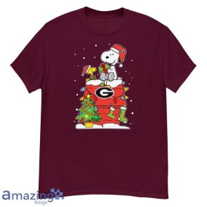 Georgia Bulldogs Ugly Christmas Sweaters Snoopy Woodstock Shirt Product Photo 3
