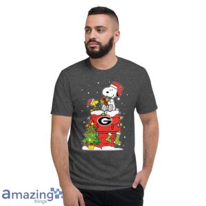 Georgia Bulldogs Ugly Christmas Sweaters Snoopy Woodstock Shirt Product Photo 4