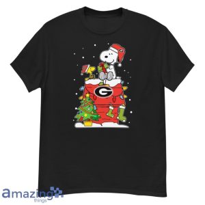 Georgia Bulldogs Ugly Christmas Sweaters Snoopy Woodstock Shirt Product Photo 1