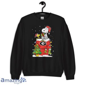 Georgia Bulldogs Ugly Christmas Sweaters Snoopy Woodstock Shirt Product Photo 7