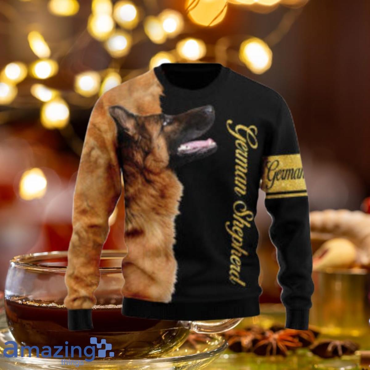 German shepherd hotsell ugly christmas sweater