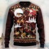 German Shepherd Reindeers Car Ugly Christmas Sweater