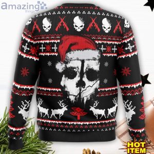Ghost Call of Duty Funny Ugly Christmas Sweater Christmas Gift For Family Product Photo 3
