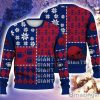 Giants Retro Football Ugly Christmas Sweater For Men And Women Sport Fans