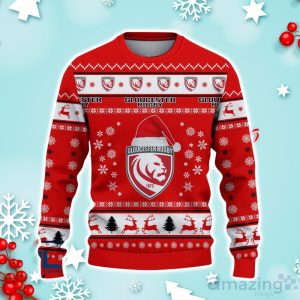 Gloucester Rugby Ugly Christmas Sweater Ideal Gift For Fans image Gloucester Rugby Ugly Christmas Sweater Ideal Gift For Fans Product Photo 2