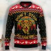 Golden Retriever Don‘T Stop Ugly Christmas Sweater