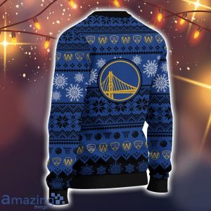 Golden State Warriors Christmas Sweater National Basketball 3D Ugly Christmas Sweater Men And Women Gift image Golden State Warriors Christmas Sweater National Basketball 3D Ugly Christmas Sweater Men And Women Gift Product Photo 3