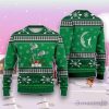 Golf Pattern Christmas Falling Snowflakes Ugly Christmas Sweater For Men And Women