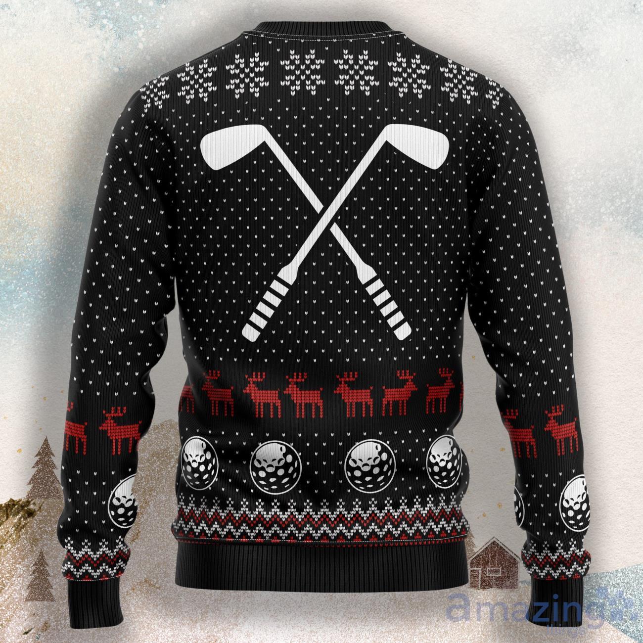 Golf Sucks Ugly Christmas Sweater image Golf Sucks Ugly Christmas Sweater Product Photo 2