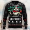Golf Sucks Ugly Christmas Sweater