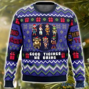 Good Tidings we Bring Chrono Trigger AOP Ugly Christmas Sweater Christmas Holiday Gift For Men And Women Product Photo 1